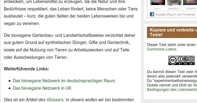 Wir haben nun auch ein Glossar
